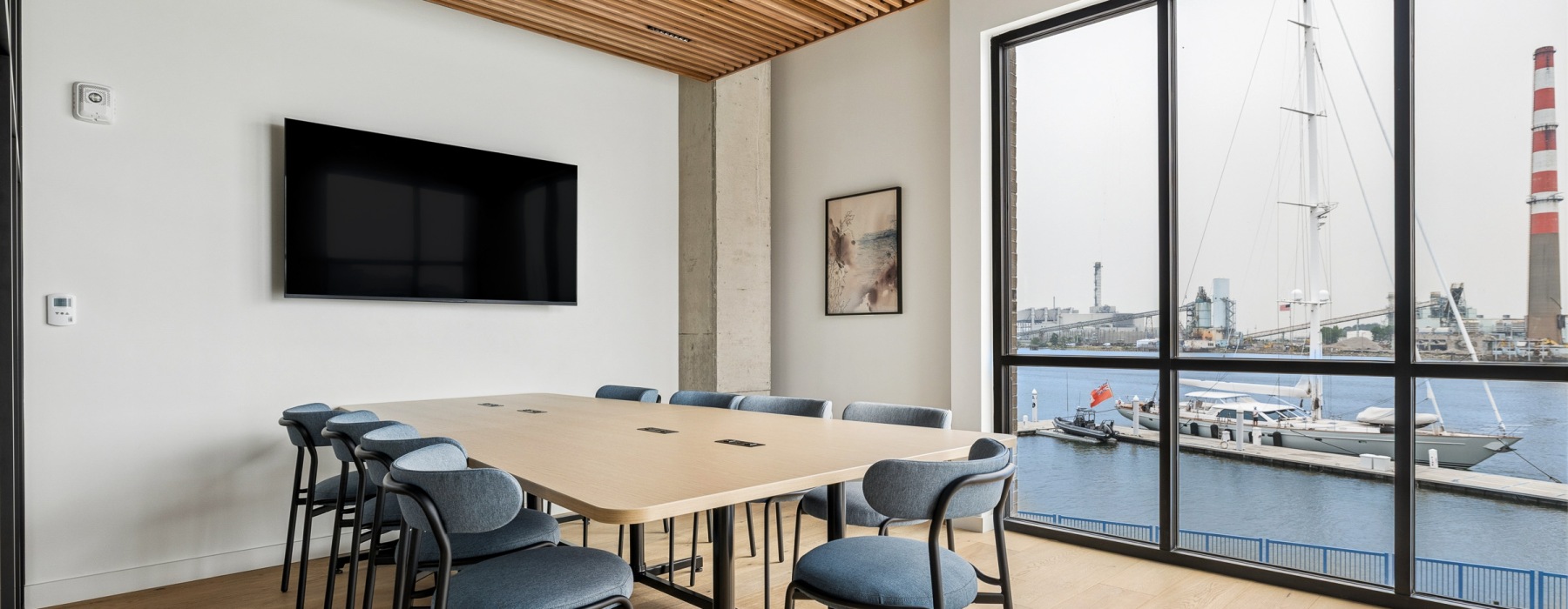 Co Working Space with Waterfront Views